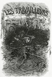 Illustrazione per il romanzo Les Travailleurs de la Mer, XIX secolo da Daniel Urrabieta Vierge