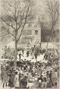 Manifestazione popolare del 27 febbraio per festeggiare gli 80 anni di Victor Hugo