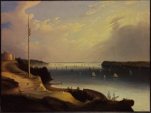 Porto di New York, c.1835 da Daniel Wadsworth