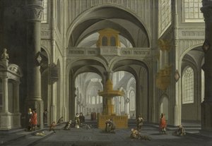 Interno di chiesa da Daniel de Blieck