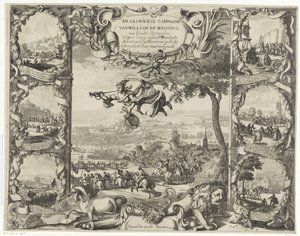 Vittorie del re Guglielmo III in Irlanda (parte superiore), 1690 da Daniel de Lafeuille