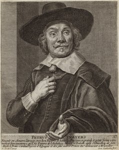 Ritratto di Pieter Snayers da Daniel van Heil
