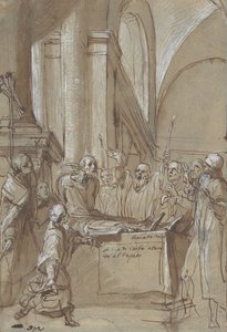 Raymond Diocrès che parla durante il suo funerale dalla Vita di San Bruno di Colonia