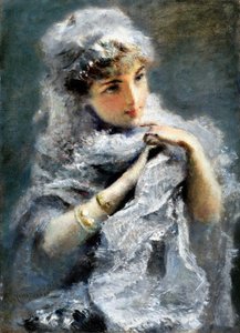 La giovinetta inglese da Daniele Ranzoni