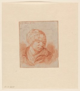Studio di una testa di donna da Daniël Batavus Voorman