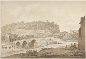 Veduta di Civita Castellana da Daniël Dupré