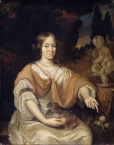 Sara Pottey (1651-1705), moglie di Johan van Bochoven da Daniël Haringh