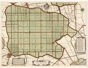 Beemsterlants Caerte, Mappa storica di Beemster, Paesi Bassi
