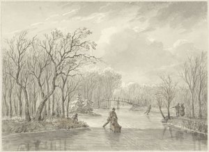 Paesaggio invernale da Daniël van Oosterhoudt