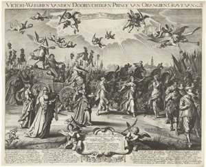 Ingresso trionfale allegorico di Federico Enrico, 1629 da Daniël van den Bremden