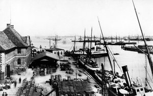 Porto di Copenaghen, c.1880
