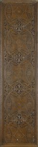 Un fregio con motivi botanici stilizzati con bordo fogliato classico, c.1893 da Dankmar and Sullivan Louis Adler