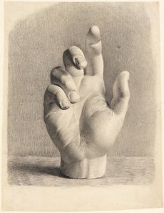 Una mano, disegnata da un gesso da Dankvart Dreyer
