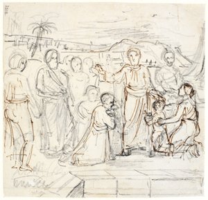 Cristo benedice i bambini da Dankvart Dreyer