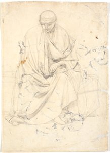 Studio per una figura di apostolo o simile da Dankvart Dreyer