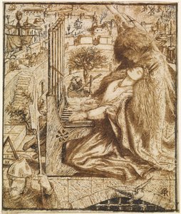 Progetto per il Tennyson di Moxon - Santa Cecilia da Dante Gabriel Charles Rossetti