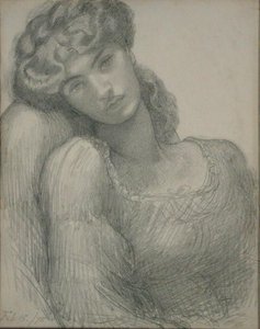 Mrs Morris (1839-1914) da Dante Gabriel Charles Rossetti