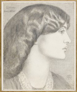 Signora William Morris, 1860 da Dante Gabriel Charles Rossetti