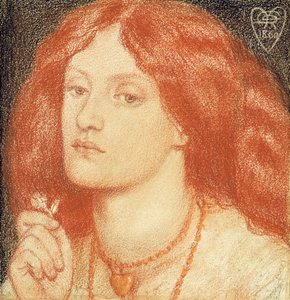 Ritratto di Elizabeth Siddal (1834-62) da Dante Gabriel Charles Rossetti