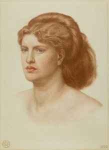 Ritratto di Fanny Cornforth, testa e spalle, 1874