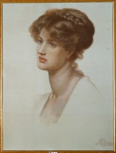 Ritratto della signora William J. Stillman, busto, 1869