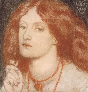 Regina Cordium o la Regina di Cuori, 1860 da Dante Gabriel Charles Rossetti