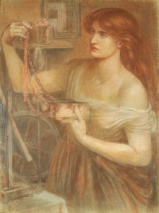 Gretchen Scopre i Gioielli di Faust da Dante Gabriel Charles Rossetti