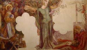 Sir Lancillotto impedito, per il suo peccato, dall