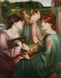 Il prato del pergolato da Dante Gabriel Charles Rossetti