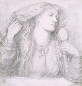 Donna che si pettina, Fanny Cornforth da Dante Gabriel Charles Rossetti