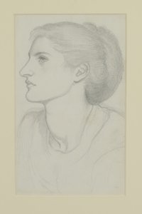 Testa di Donna da Dante Gabriel Charles Rossetti