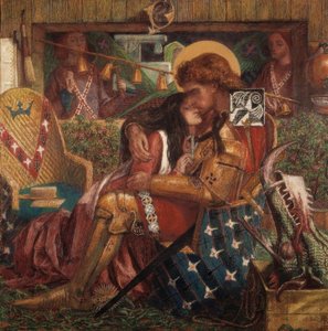 Il matrimonio di San Giorgio con la principessa Sabra da Dante Gabriel Charles Rossetti