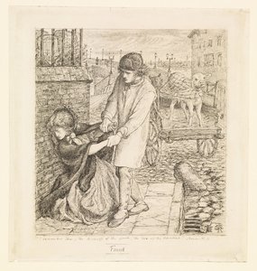 Trovato - Studio compositivo da Dante Gabriel Rossetti