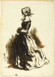 Ritratto a figura intera di una donna