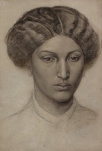 Testa di giovane donna [Mrs. Eaton] da Dante Gabriel Rossetti