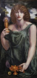 Mnemosine da Dante Gabriel Rossetti