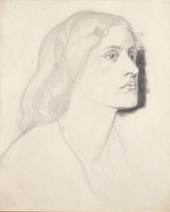 Ritratto di Miss Ruth Herbert, probabilmente 1858 da Dante Gabriel Rossetti