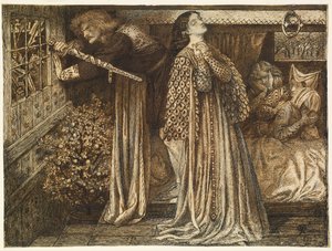 Sir Launcelot nella Camera della Regina da Dante Gabriel Rossetti
