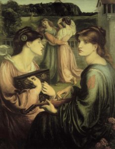 Il prato del pergolato da Dante Gabriel Charles Rossetti