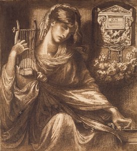 La Vedova Romana, c. 1870s da Dante Gabriel Rossetti