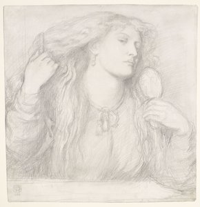 Donna che si pettina, Fanny Cornforth da Dante Gabriel Rossetti