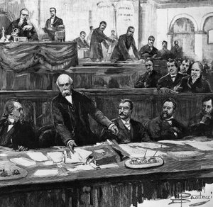 Discorso di Francesco Crispi in parlamento che segnò la caduta del suo primo governo, 31 gennaio da Dante Paolocci