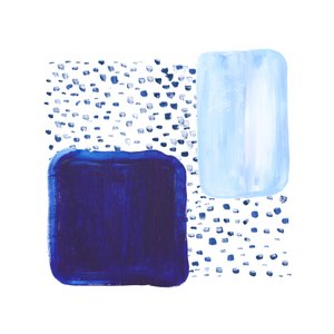 Composizione "Blue Strokes" da Danushka Abeygoda