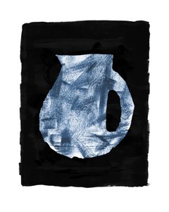 Natura morta con brocca indaco da Danushka Abeygoda