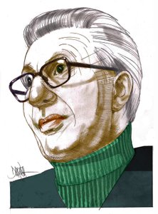 Piero Scanziani, 2022 (disegno digitale a matita colorata)