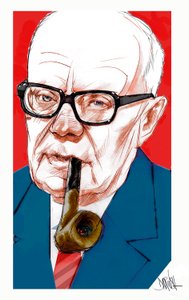 Sandro Pertini, 2022 (disegno digitale a matita colorata)
