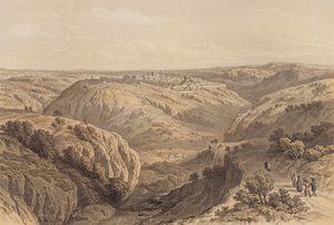 Gerusalemme da sud da David (after) Roberts