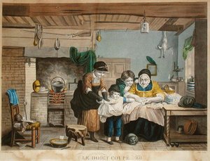 Il Dito Tagliato, inciso da Joly, c.1830-40 da David (after) Wilkie