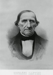 Ritratto di Giovanni Santini (1787-1877), astronomo, matematico e scienziato italiano da John Ward Dunsmore
