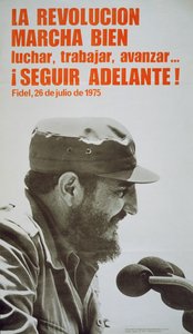 Manifesto con Fidel Castro da John Ward Dunsmore
